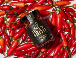 Holy Shito 40g scorpion chilli jar, Coast of Gold